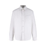 로에베 【잔디집2】 아나그램 코튼 포플린 셔츠（세븐）