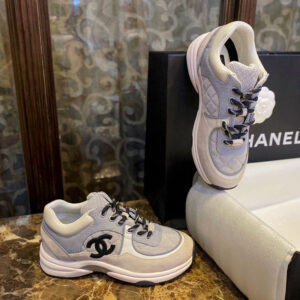샤넬 【터보】 CC로고 패브릭 테니스 스니커즈 (TJ공장)