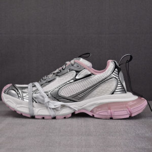 발렌시아가 【XA공장】 3XL 원아웃 이팩트 스니커즈 화이트 핑크