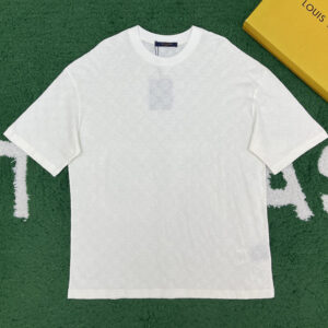 루이비통 [잔디집] 모노그램 필 쿠페 코튼 티셔츠 밀키 화이트
