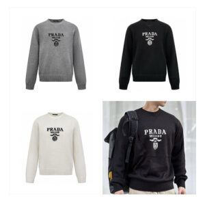 프라다 【잔디집2】 밀라노 스웨터 니트 로고 (세븐)