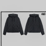 루이비통 【YD공장】 모노그램 블루종 퀼티드 후디드 자켓