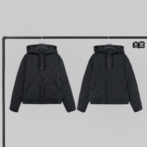 루이비통 【YD공장】 모노그램 블루종 퀼티드 후디드 자켓