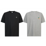 로에베 【잔디집2】 아나그램 자수 반팔 티셔츠（세븐）