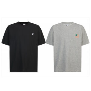 로에베 【잔디집2】 아나그램 자수 반팔 티셔츠（세븐）