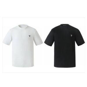 프라다 【잔디집2】 엠브로이디드 울 반팔 티셔츠 로고 (세븐)