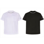 크롬하츠 【잔디집2】 넥 레터링 포켓 크루넥 반팔 티셔츠（세븐）