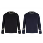 몽클레어 【잔디집2】 (세븐) 로고 와펜 캐주얼 니트 스웨터