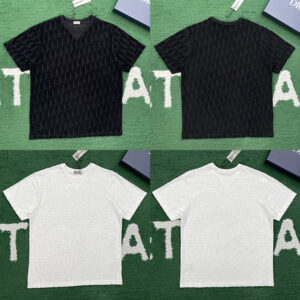 디올 【잔디집】 오블리크 캐주얼 반팔 티셔츠 (레어)