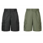 프라다 【잔디집2】 나일론 카고 숏 팬츠（세븐）