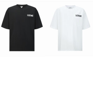 로에베 【잔디집2】 아나그램 코튼 포켓 티셔츠（세븐）