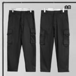 디올 [YD공장] 카고 스트레치 블랙 팬츠