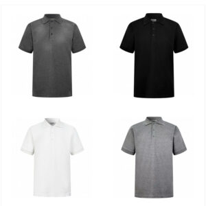 생로랑 【잔디집2】 로고 자수 폴로 셔츠（세븐）