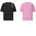 로에베 【잔디집2】 x 루이스 웨인 퓨처리스트 캣 루즈 핏 코튼 티셔츠（세븐）