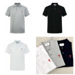 아미 【잔디집2】 하트 로고 폴로셔츠（세븐）