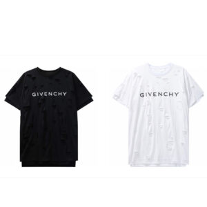 지방시 【잔디집2】 로고 반팔 티셔츠（세븐）