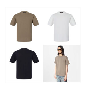 루이비통 【잔디집2】 모노그램 코튼 크루넥 반팔 티셔츠（세븐）