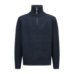 루이비통 【잔디집2】 캐시미어 울 블렌드 하프 집업 풀오버（세븐）