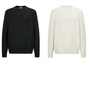 디올 【잔디집2】 리본 저지 울 스웨터（세븐）