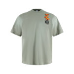 로에베 【잔디집2】 댄싱 베어 테리 패치 반팔 티셔츠（세븐）