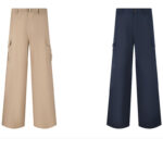 루이비통 【잔디집2】 시그니처 엠브로이더드 카고 포켓 팬츠（세븐）