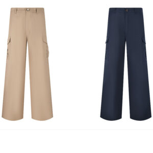 루이비통 【잔디집2】 시그니처 엠브로이더드 카고 포켓 팬츠（세븐）