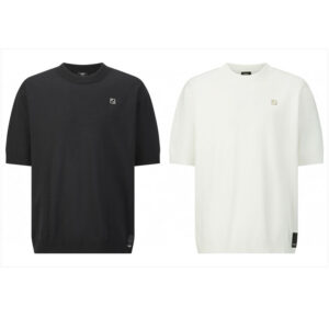 펜디 【잔디집2】 FF 장식 반팔 티셔츠（세븐）