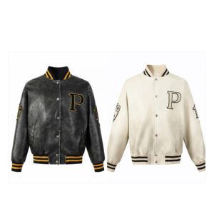 프라다 【잔디집2】 코튼 캔버스 봄버 자켓（세븐）