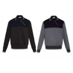 미우미우 【잔디집2】 25FW 폴로넥 지퍼 스웨트셔츠（세븐）