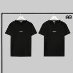 디올 【YD공장】 몽테뉴 스몰 반팔 티셔츠 블랙 로고