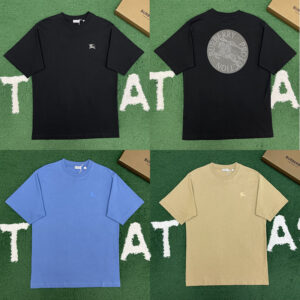 버버리 【잔디집】 EKD 코튼 반팔 티셔츠（레어）