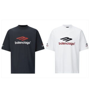 발렌시아가 【잔디집2】 3B 스포츠 아이콘 반팔 티셔츠（세븐）