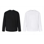 미우미우 【잔디집2】 (세븐) 자수 로고 코튼 롱 슬리브 티셔츠