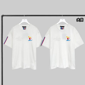 루이비통 【YD공장】 아메리카 컵 그래픽 반팔 티셔츠 LV