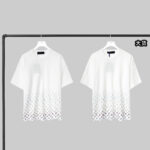 루이비통 【YD공장】 모노그램 엠벨리시드 크루넥 반팔 티셔츠 그라디언트