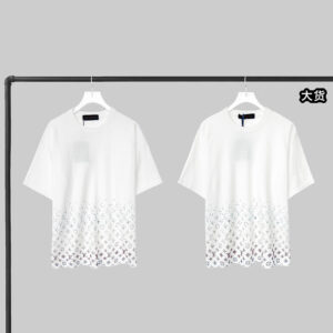 루이비통 【YD공장】 모노그램 엠벨리시드 크루넥 반팔 티셔츠 그라디언트