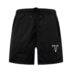 프라다 【잔디집2】 리나일론 드로스트링 숏 팬츠（세븐）