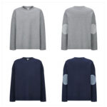 로에베 【잔디집2】 아나그램 니트 풀오버 스웨터（세븐）