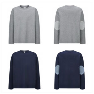 로에베 【잔디집2】 아나그램 니트 풀오버 스웨터（세븐）