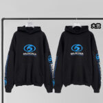 발렌시아가 [YD공장] 서퍼 후디 로고 디스토레스드