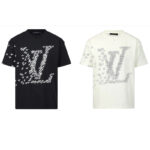 루이비통 【잔디집2】 LV 코튼 플레인 반팔 티셔츠（세븐）