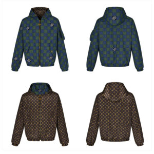 루이비통 【잔디집2】 다미에 그래픽 리버서블 윈드브레이커（세븐)