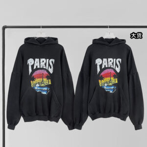 발렌시아가 [YD공장] 파리 오버사이즈 라운드 후디 트로피컬