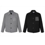 로에베 【잔디집2】 워크웨어 울 자켓（세븐）