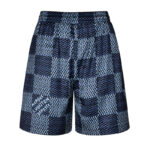 루이비통 【잔디집2】 MLVD 다미에 실크 숏 팬츠（세븐）