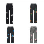 크롬하츠 [잔디집2] 크로스 와펜 블랙 데님 진