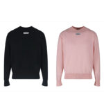 디올 【잔디집2】 파리스 라벨 울 저지 스웨터（세븐）