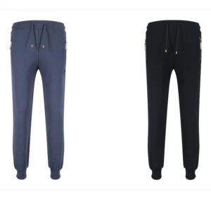 루이비통 【잔디집2】 엠브로이더드 코튼 펄 조거 팬츠（세븐）