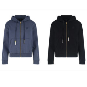 루이비통 【잔디집2】 엠브로이더드 코튼 펄 후드 집업（세븐）