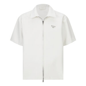 프라다 【잔디집2】 리버서블 나파 가죽 집업 셔츠（세븐）